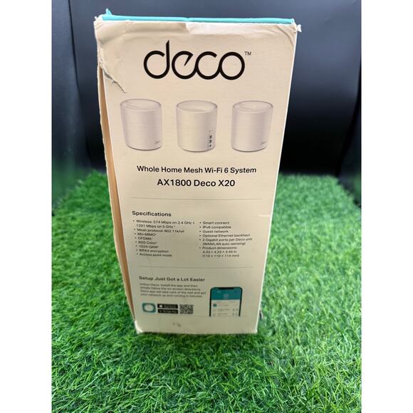 AX1800 Whole Home Mesh Wi-Fi 6 System - new in box - Picture 5 of 9